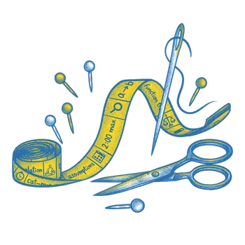 Bespoke tailoring illustration